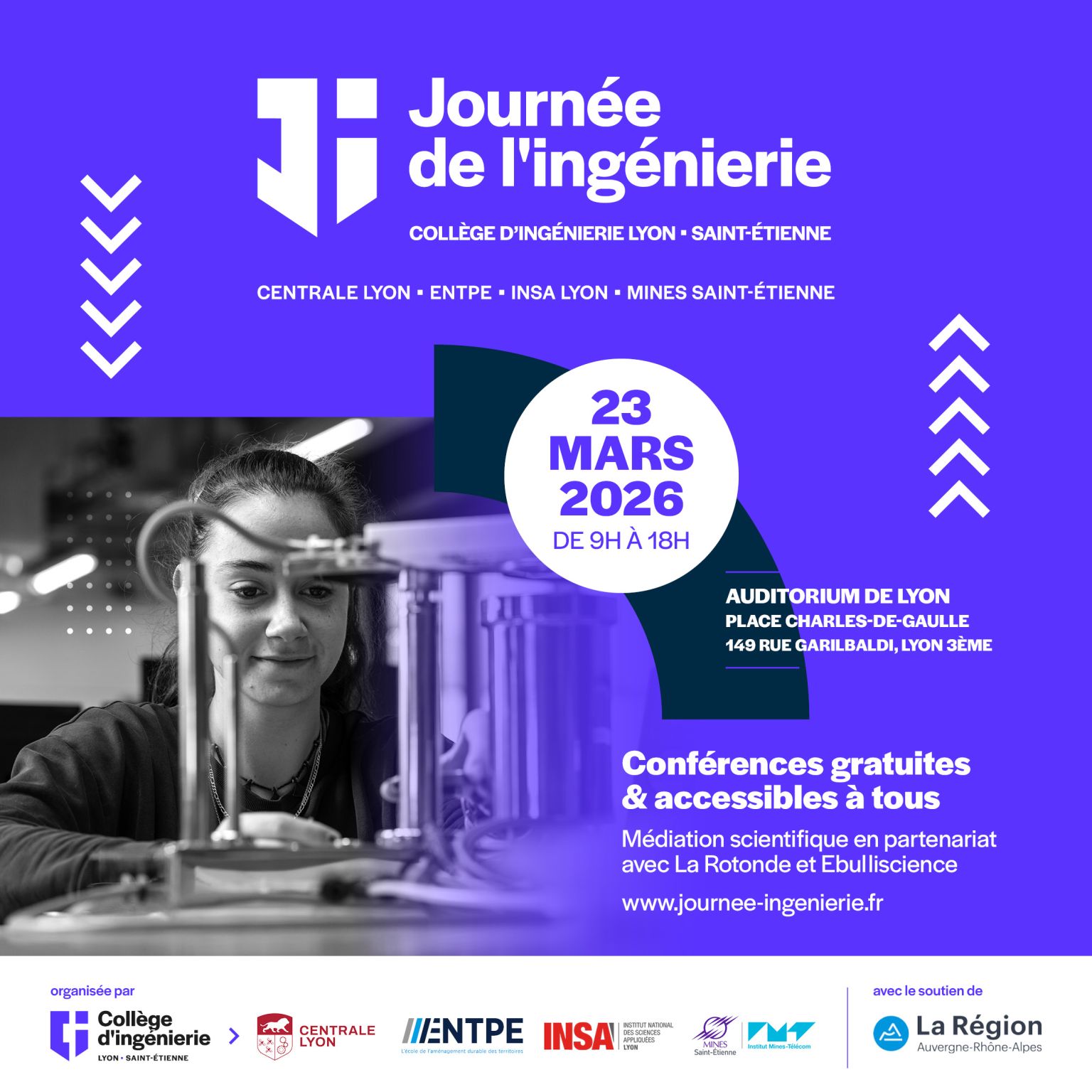 Affiche de la journée de l'ingénierie