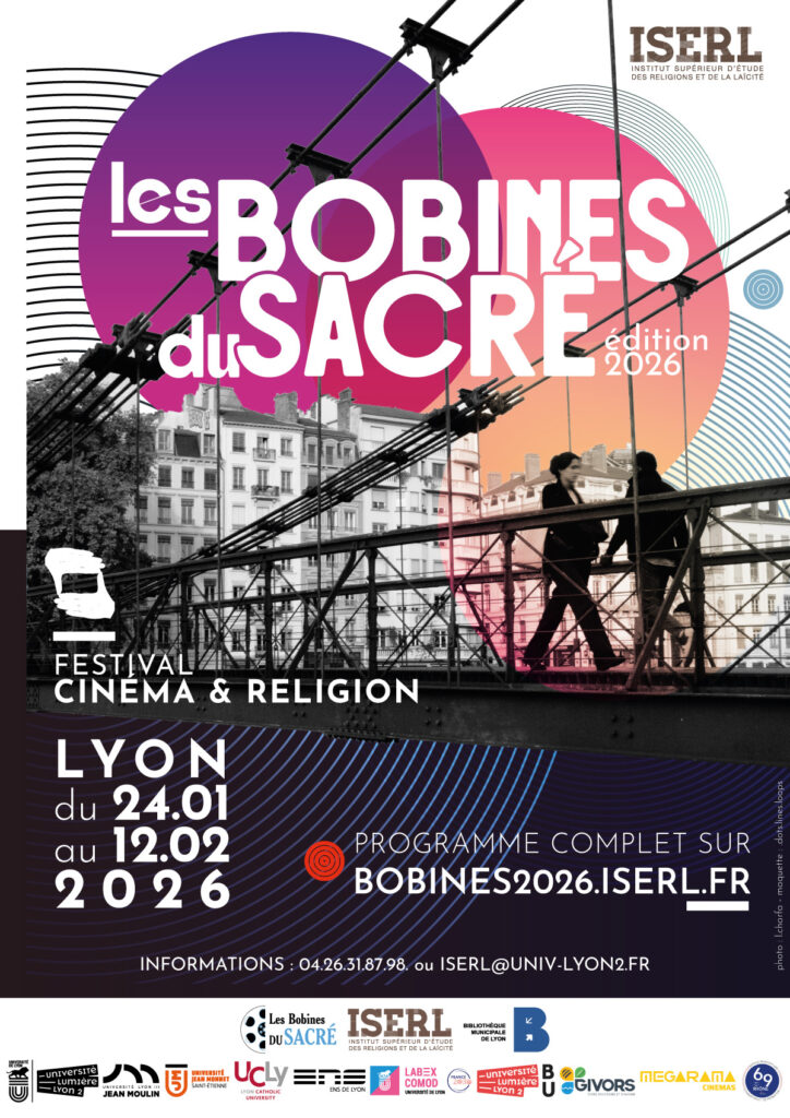 Affiche du festival Les Bobines du sacré