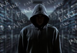 Hacker, propagandist launches fake news. Information war, hybrid war, war in the media space. Cyber warfare, attack, fakes, hackers and cybercrime, phishing, propaganda. By BillionPhotos.com - AdobeStock