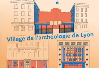 façades des 3 lieux qui accueillent le village de l'Archéologie de Lyon : le Centre Berthelot, le Musée des Moulages de Lyon et le cinéma le Comœdia